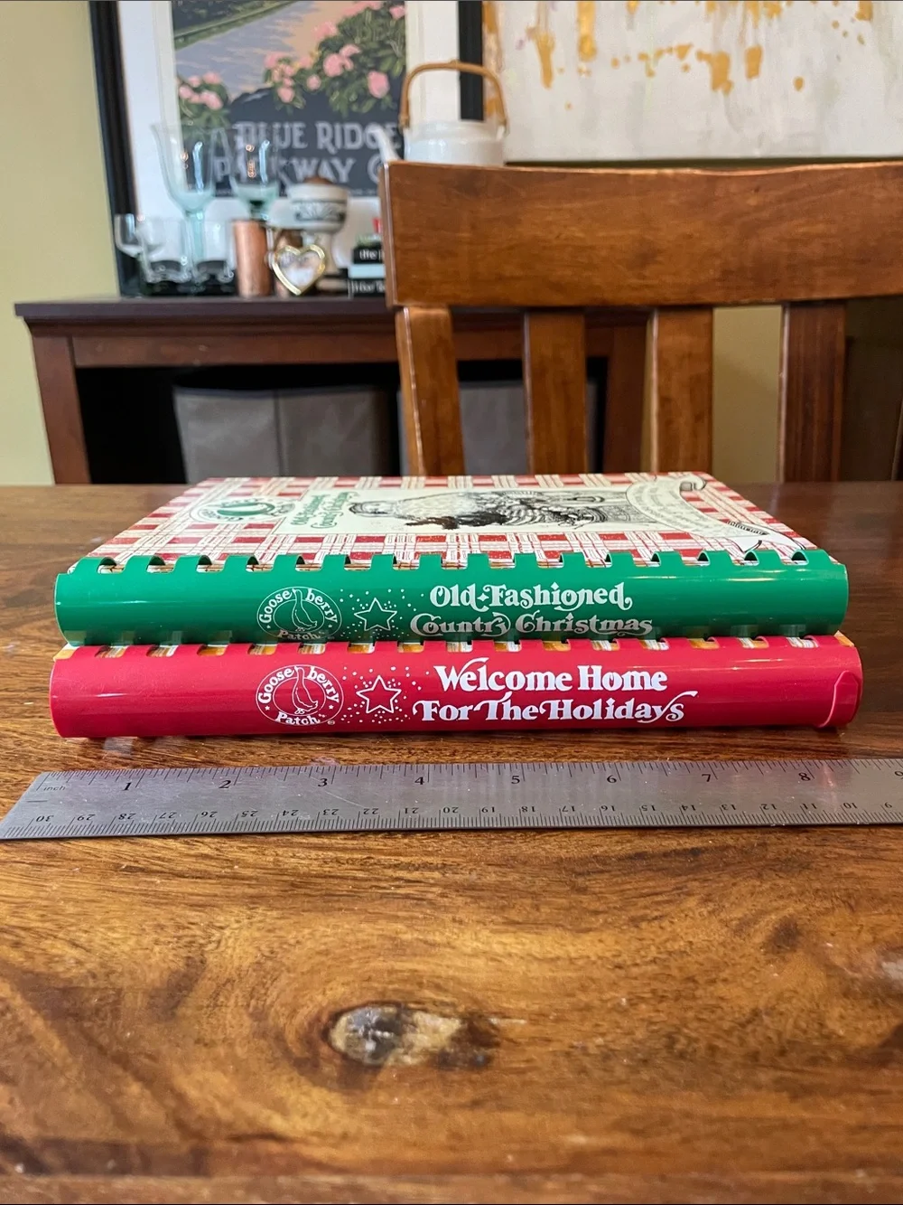 2 Gooseberry Patch Cookbooks Country Christmas 1992 Welcome Home Holidays 1994